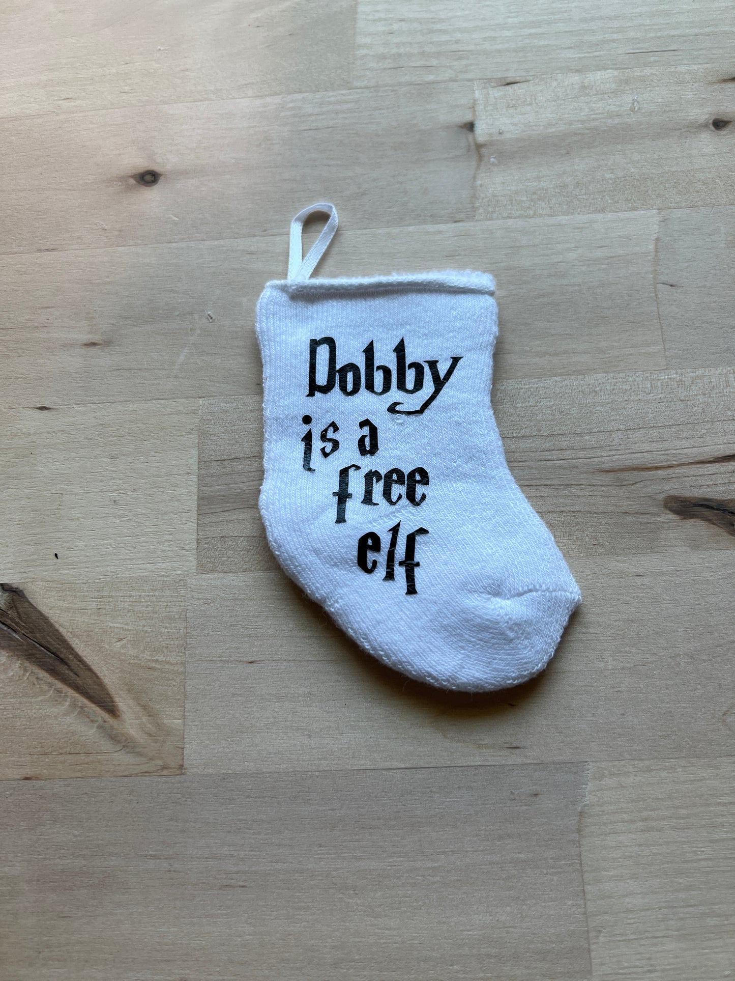 HP Dobby sock Christmas ornament